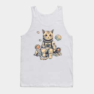 Cosmic Kitty Crew Tank Top